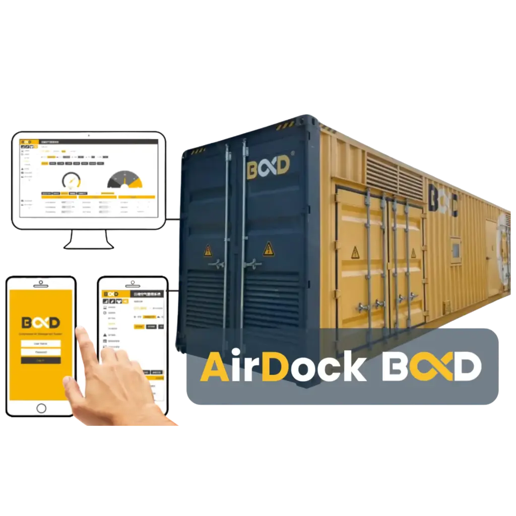 Salle des compresseurs de conteneurs AirDock